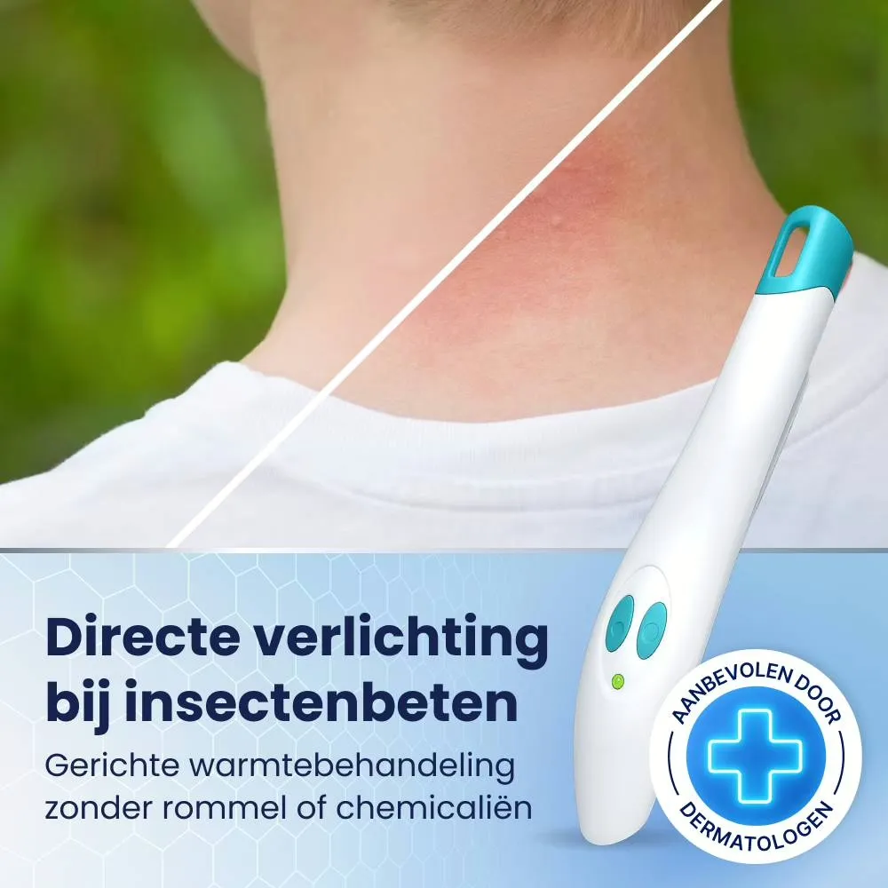 BiteRelieve insectenbeet apparaat – warmtegebaseerde behandeling, zonder chemicaliën